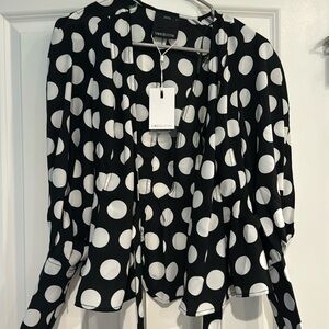 NWT wrap style blouse